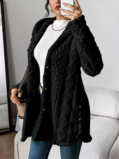 Rosewyn Women's Cozy Hooded Cardigan
