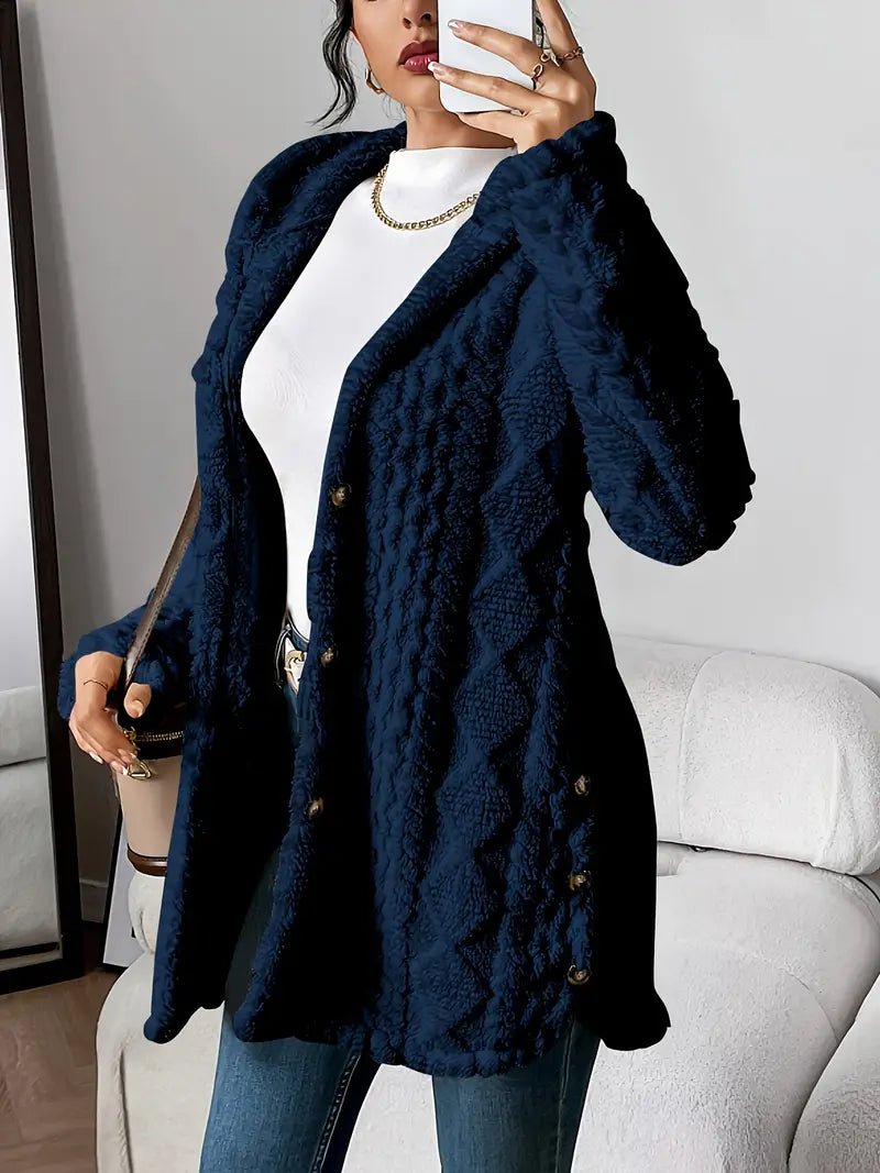 Rosewyn Women's Cozy Hooded Cardigan