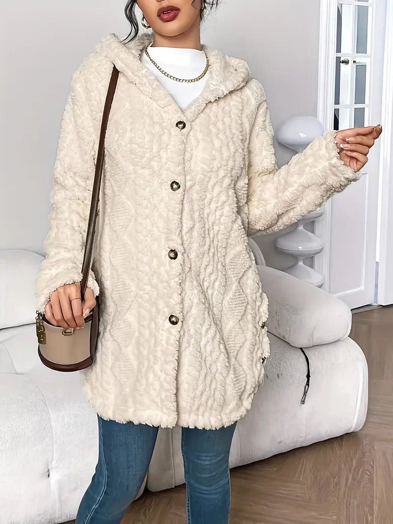 Rosewyn Women's Cozy Hooded Cardigan