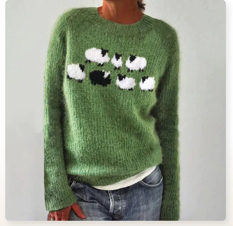 Gwyneira | Women's Striped Boat Neck Jumper