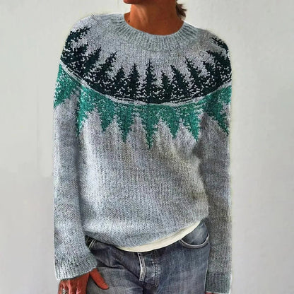 Gwyneira | Women's Striped Boat Neck Jumper