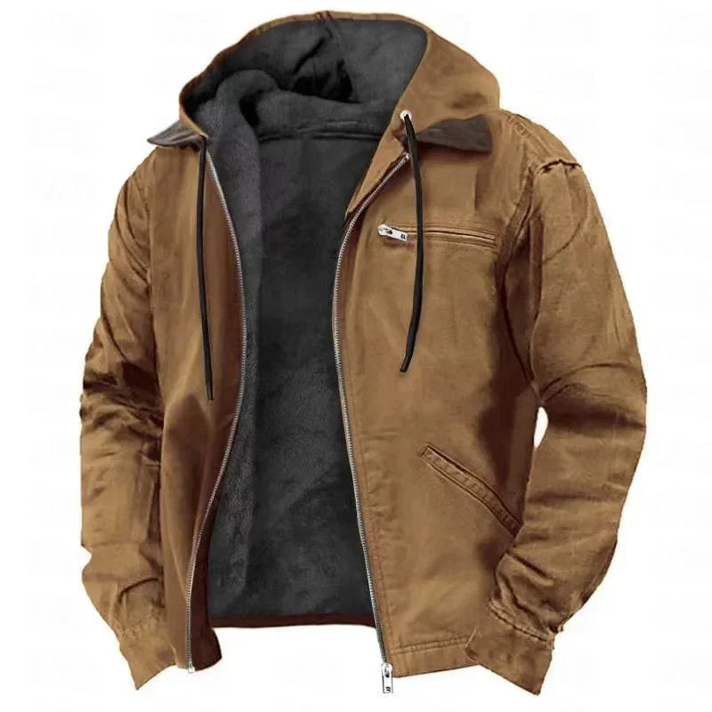 Callum | Men's Warm Fleece-Lined Jacket for Winter
