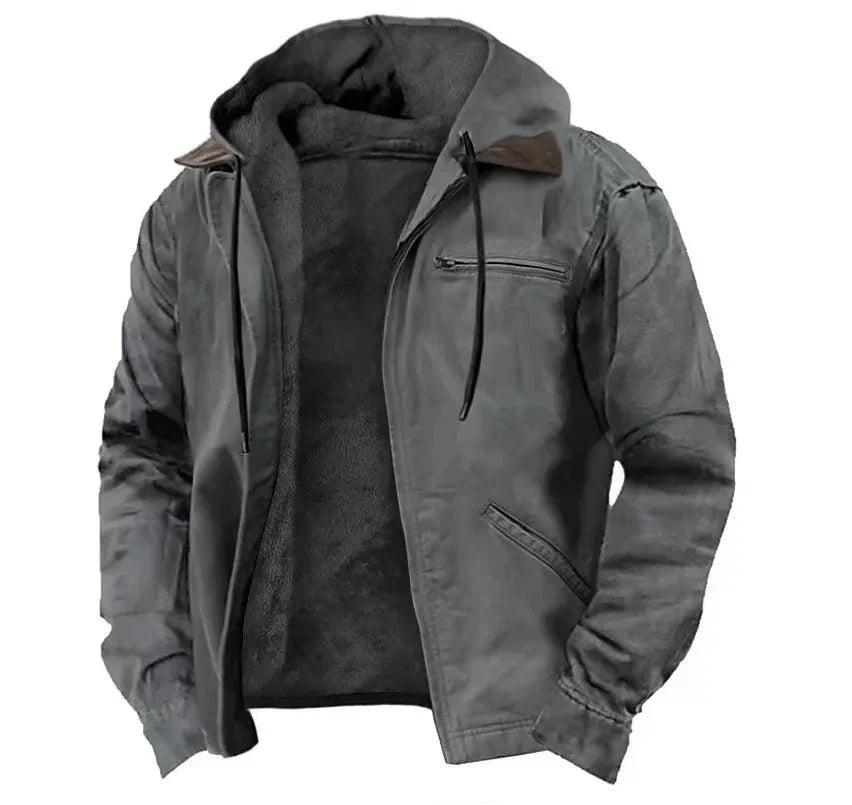 Callum | Men's Warm Fleece-Lined Jacket for Winter
